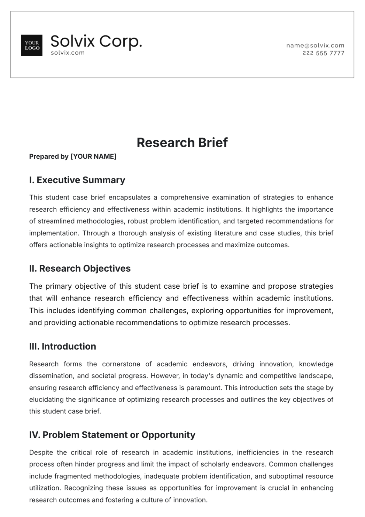 academic-knowledge-brief-template