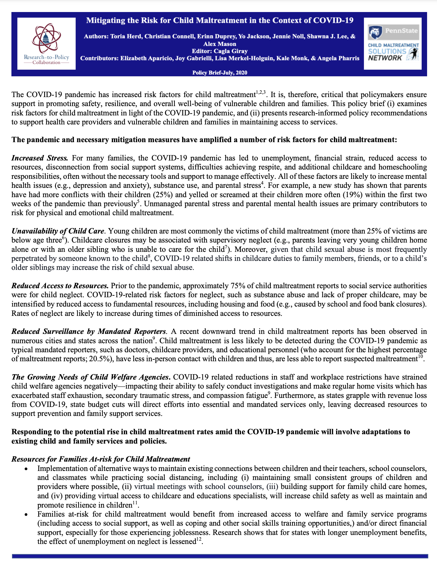 child-protection-policy-brief-template