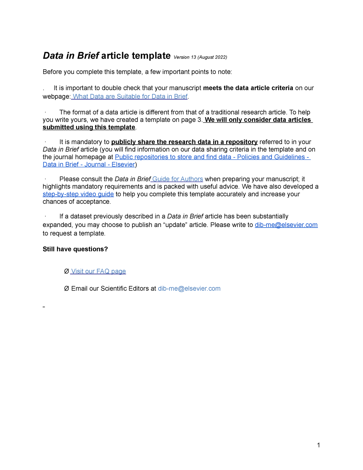 data-in-brief-template
