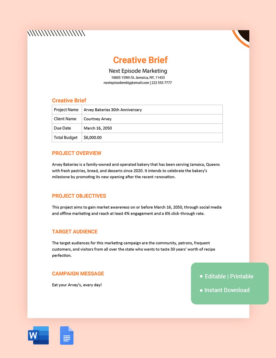 google-slides-creative-brief-template