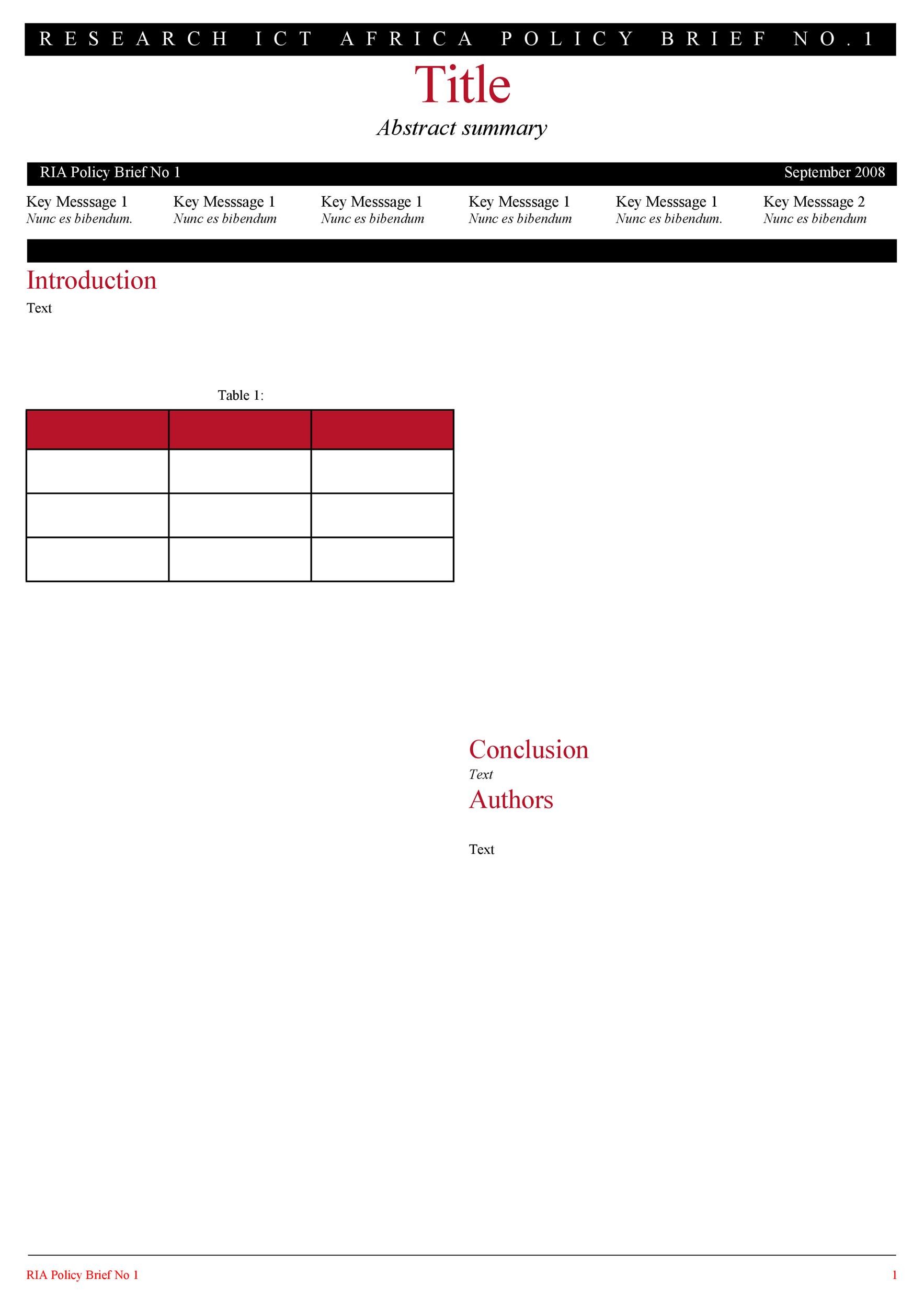 ict-policy-brief-template