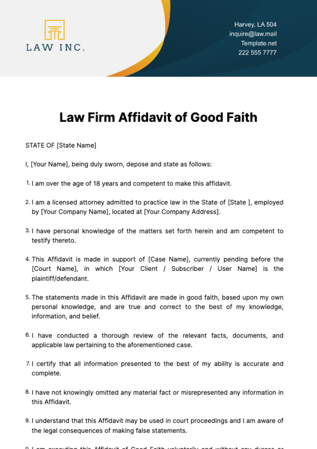 law-merit-brief-template