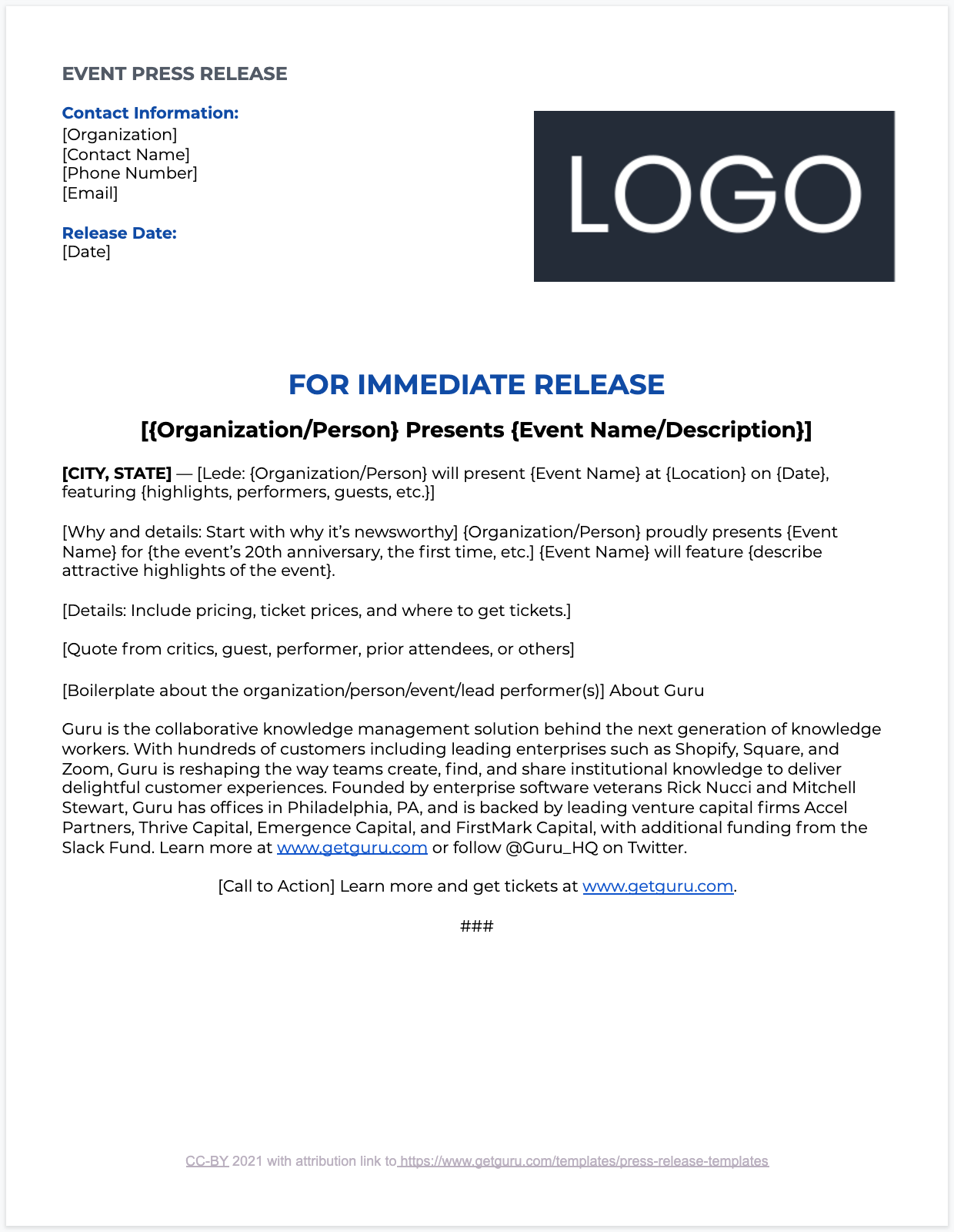 press-release-brief-template