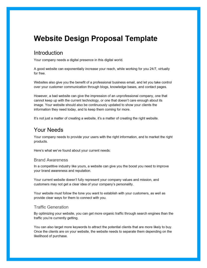 website-brief-document-template