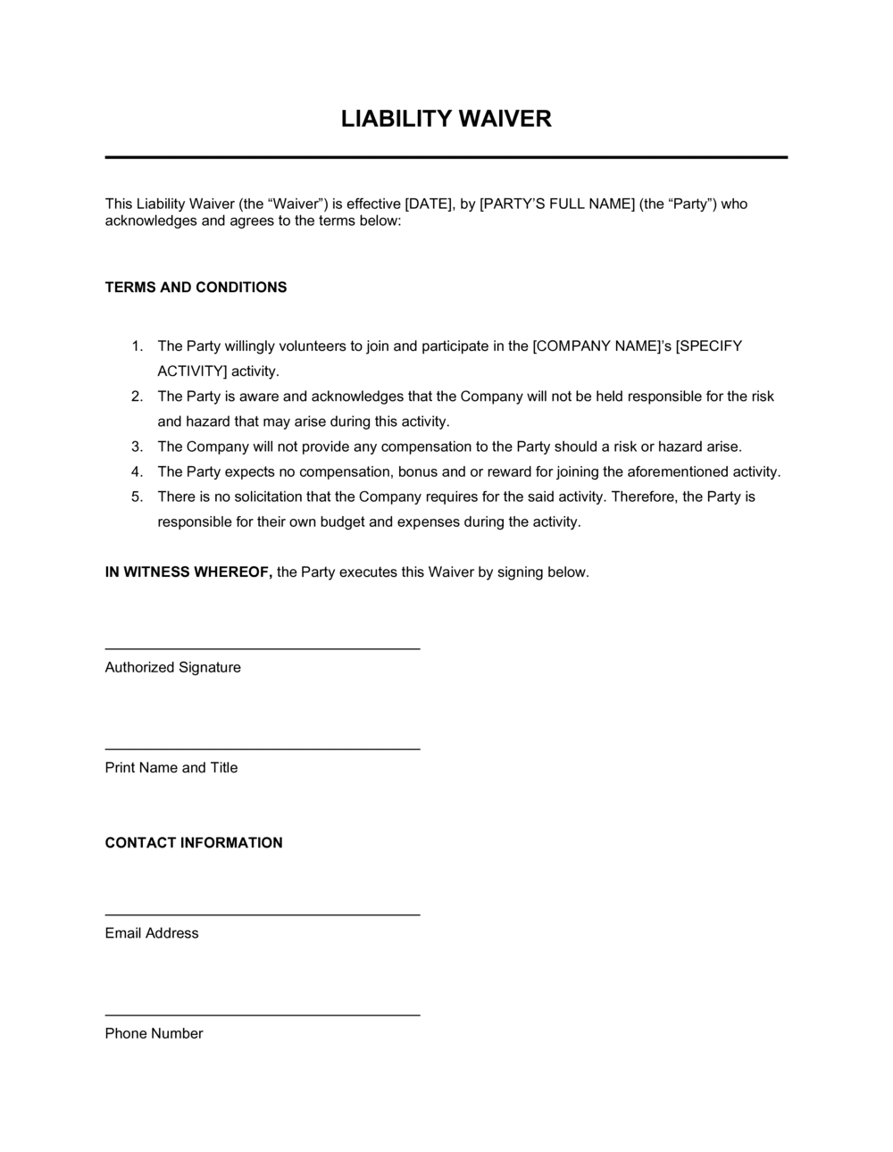 business-liability-waiver-template