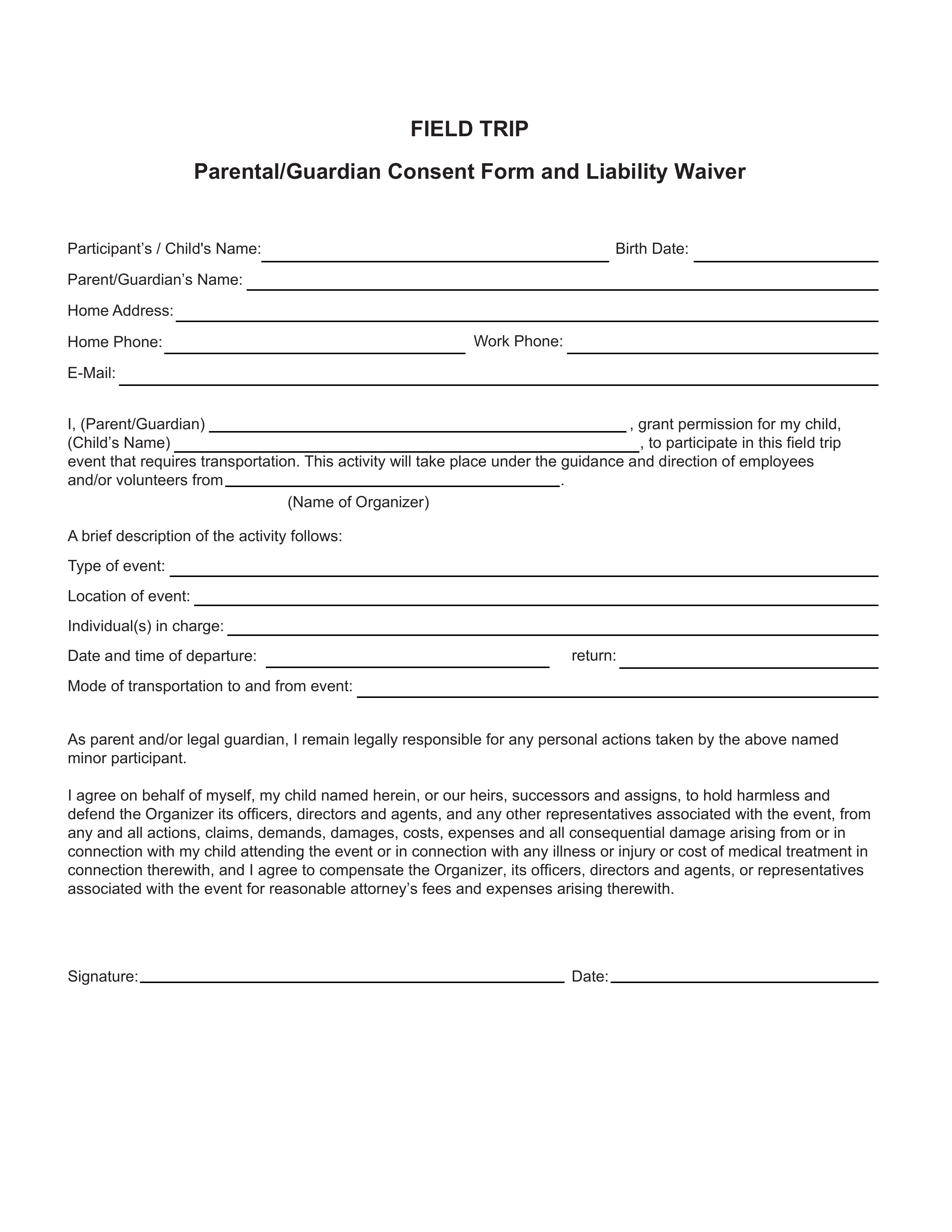 field-trip-waiver-template