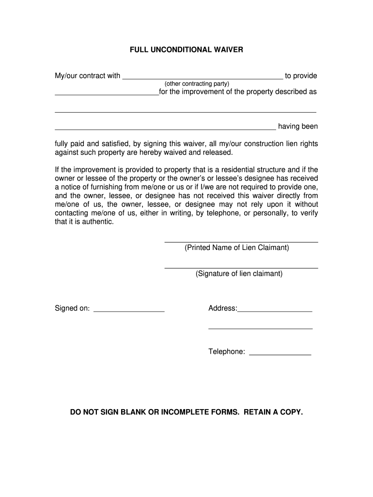 full-unconditional-waiver-template