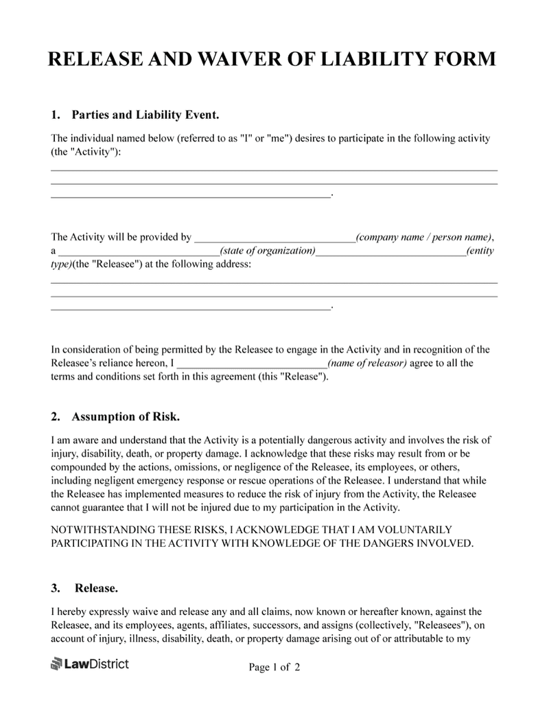 general-waiver-of-liability-template