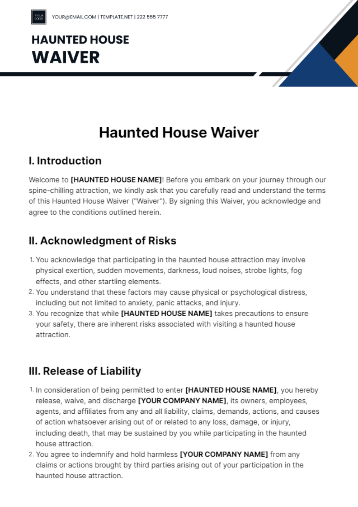 haunted-house-waiver-template