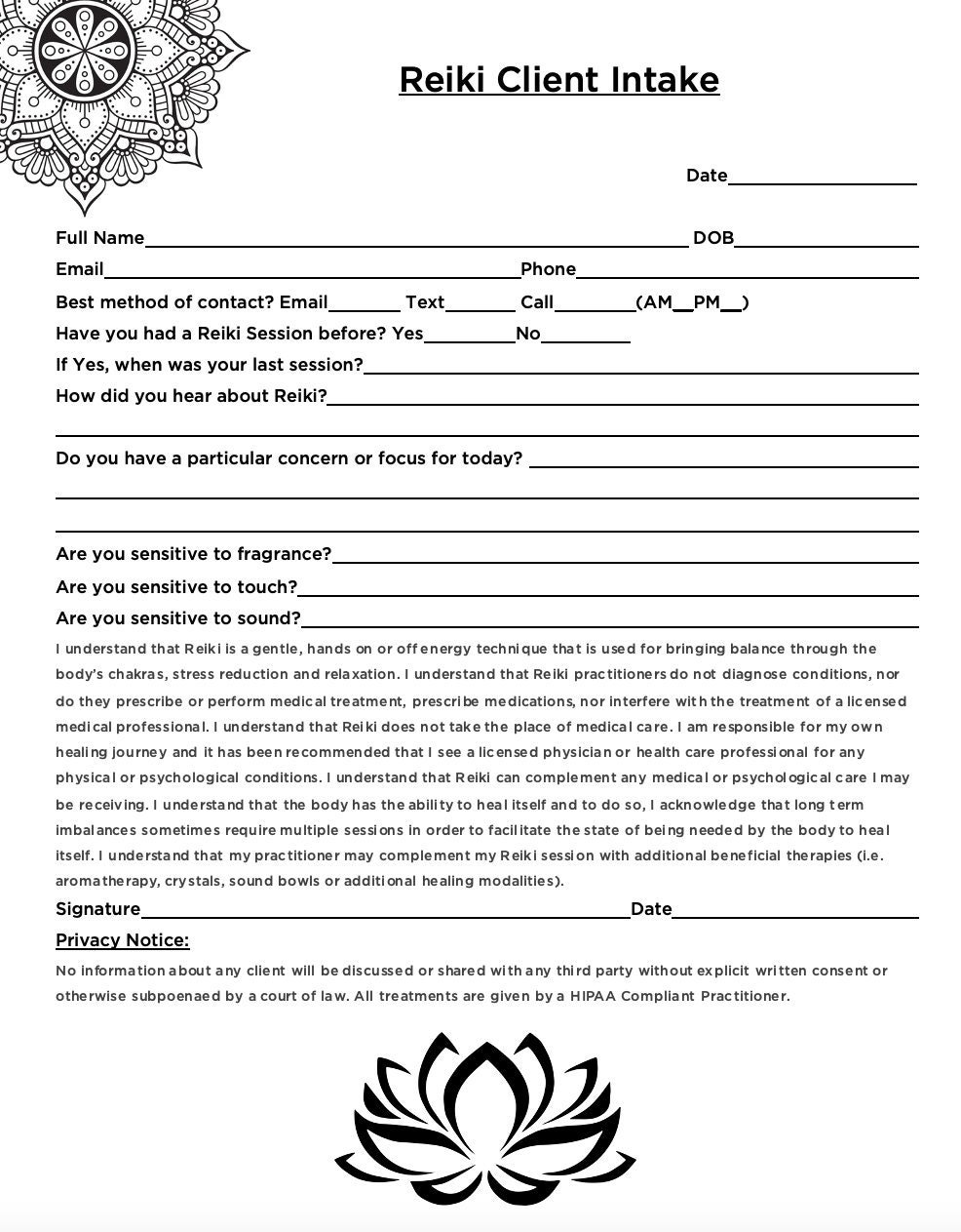 Reiki Waiver Form Template Votebryanroach Reiki Waiver Form Template Votebryanroach