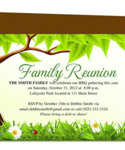 Custom Family Get Together Invitation Template