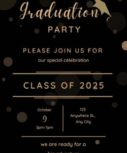 Editable 5Th Grade Graduation Invitation Template Pdf Sample