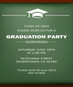 Editable 5Th Grade Graduation Invitation Template Pdf Sample