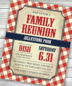 Editable Family Get Together Invitation Template Doc Sample