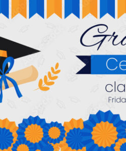 Editable High School Graduation Invitation Template Word