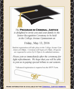 Free Custom 5Th Grade Graduation Invitation Template Pdf