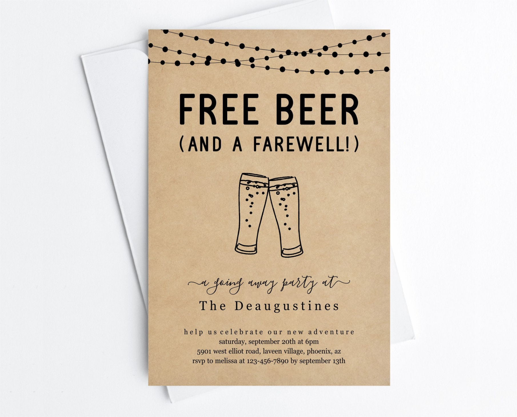 Free  Going Away Party Invitation Template Doc