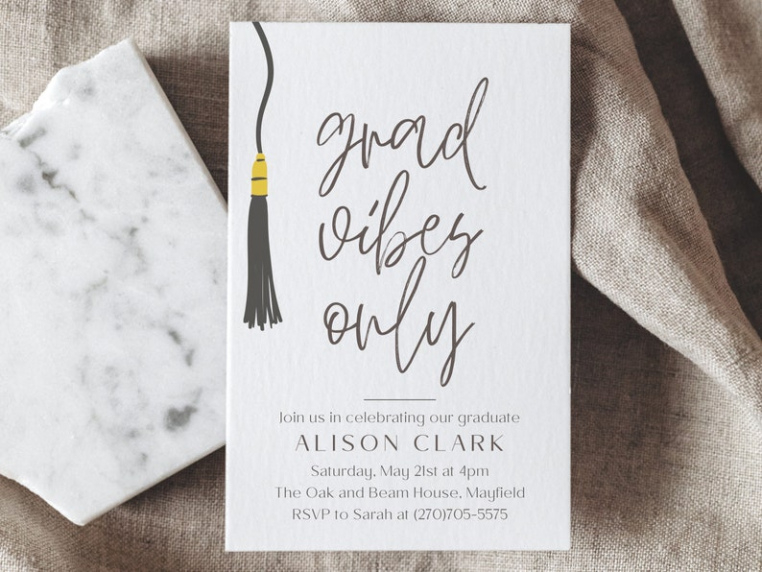 Free  High School Graduation Invitation Template Doc Sample