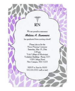 Free  Nursing Pinning Ceremony Invitation Template Pdf Sample