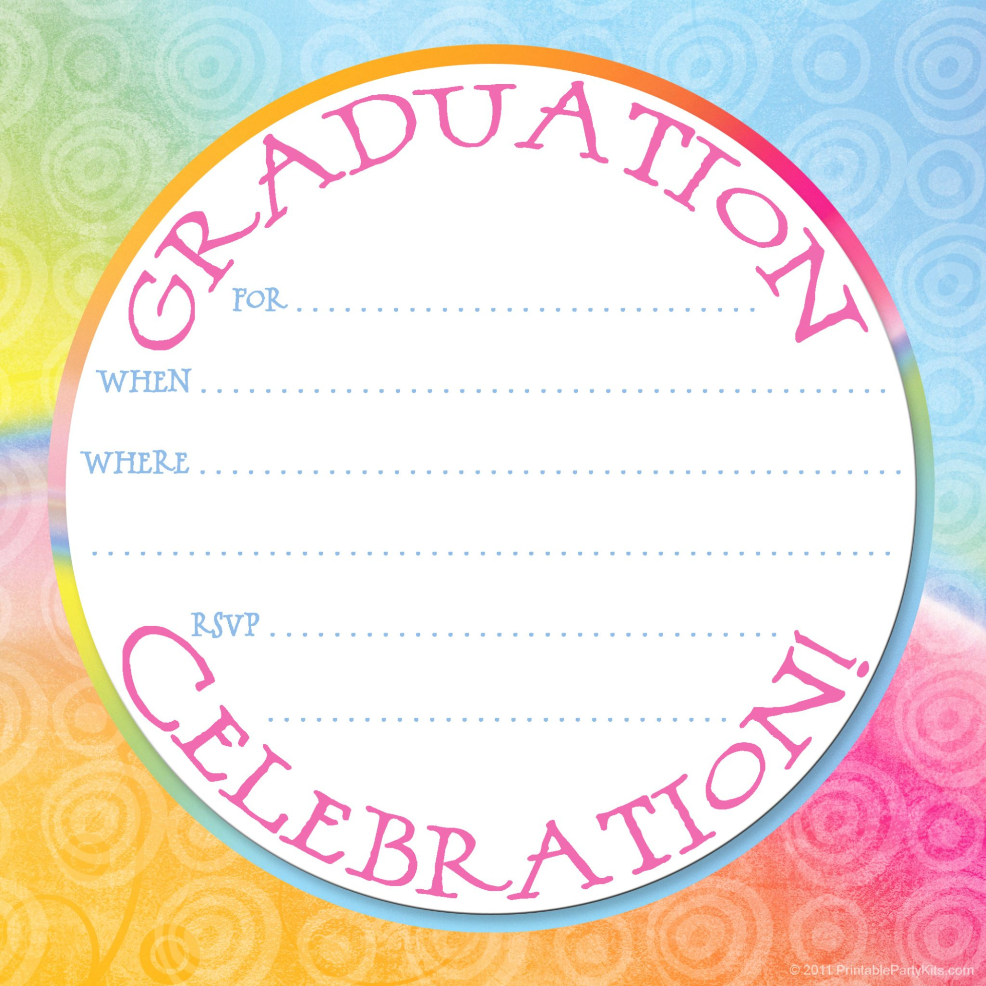 Free Printable 5Th Grade Graduation Invitation Template Doc