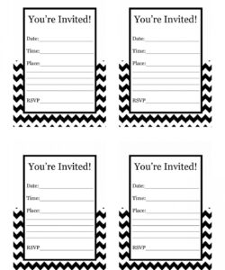 6 X 4 Invitation Template Pdf