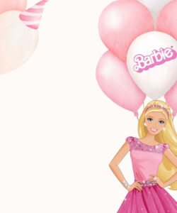 Barbie Pool Party Invitation Template Pdf