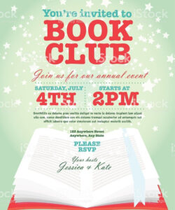 Book Club Invitation Email Template Pdf