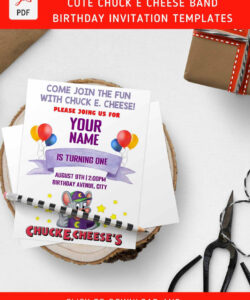 Chuck E Cheese Invitation Template Excel