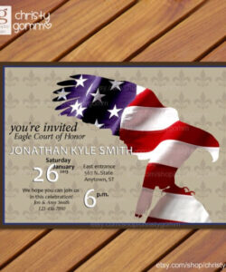 Custom Court Of Honor Invitation Template Excel Sample