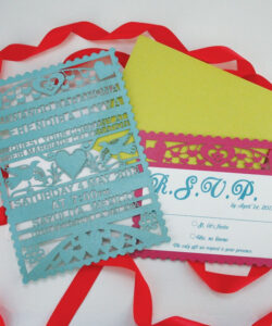 Custom Papel Picado Wedding Invitation Template Doc