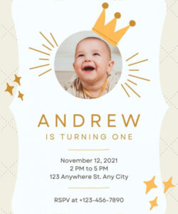 Free  1St Birthday Invitation Card Template Excel