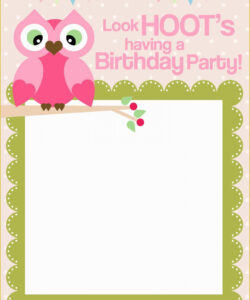 Free  2Nd Birthday Invitation Card Template Doc