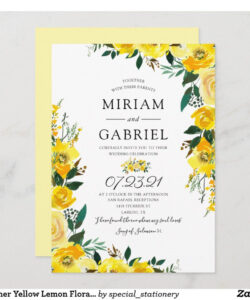 Free  Black And Yellow Invitation Template Doc