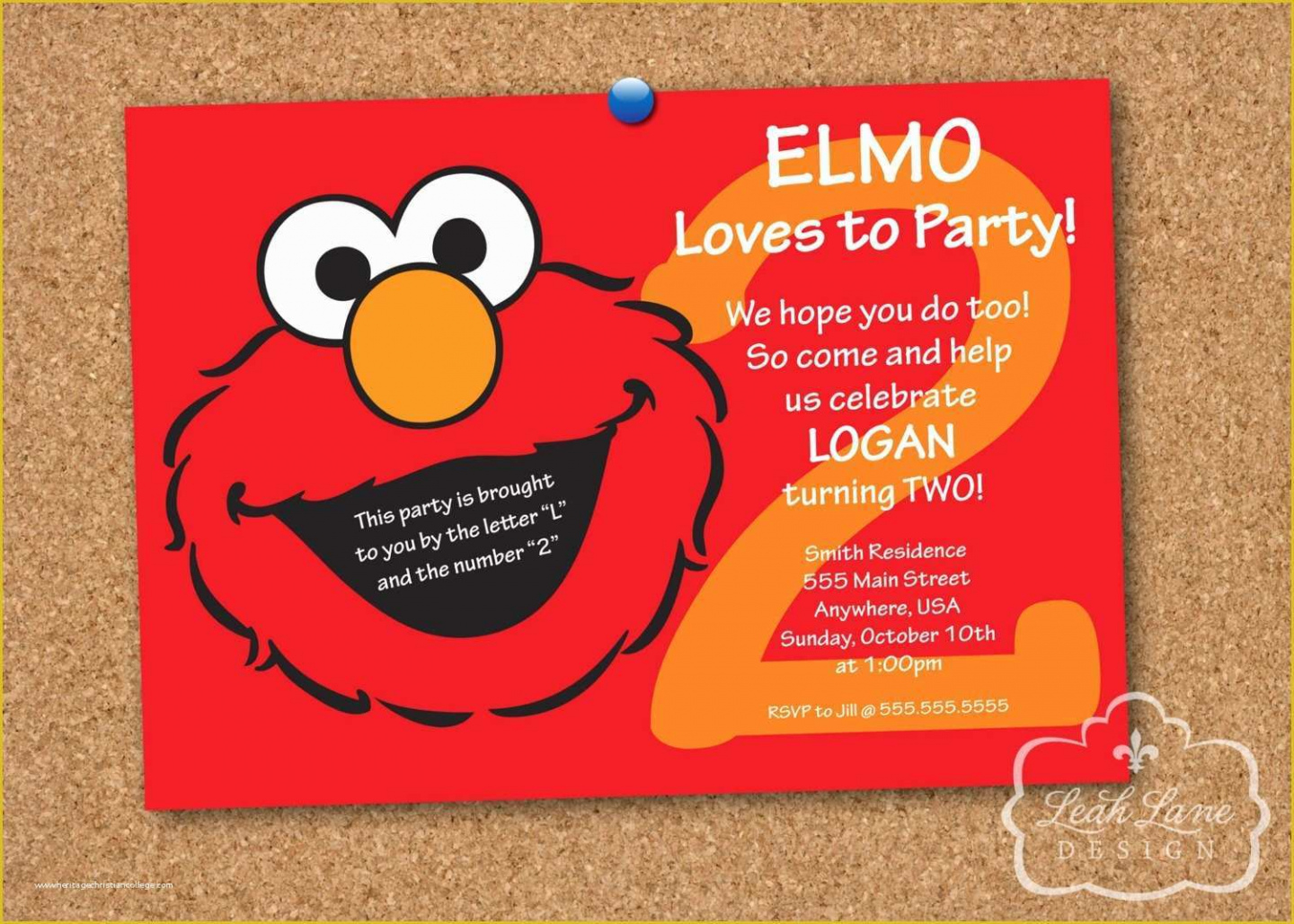 Free Blank 2Nd Birthday Invitation Card Template Pdf