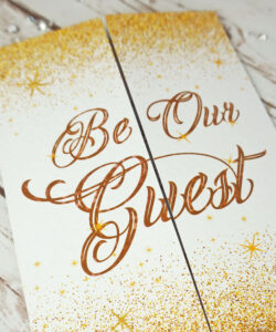 Free Blank Be Our Guest Invitation Template Doc