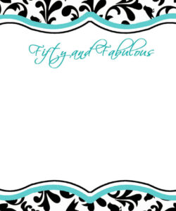 Free Custom Adult Birthday Party Invitation Template Doc Sample