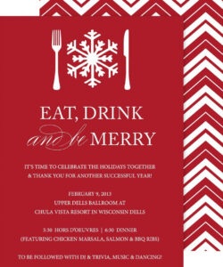 Free Custom Christmas Party Invitation Email Template Doc