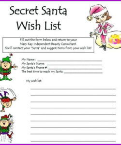 Free Custom Invitation For Secret Santa Template Doc Sample