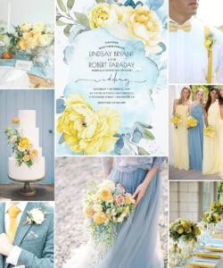 Free Editable Blue And Yellow Invitation Template Pdf