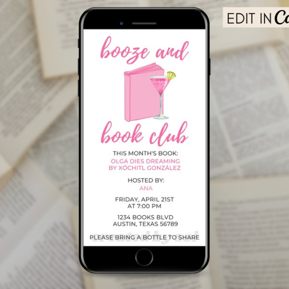 Free Editable Book Club Invitation Email Template Doc