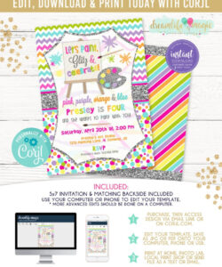 Free Editable Dress For A Mess Party Invitation Template Excel Sample