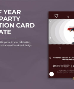 Free  End Of Year Celebration Invitation Template Doc