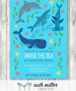 Free Printable Under The Sea Invitation Template Excel Sample