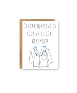 Free Printable White Coat Ceremony Invitation Template