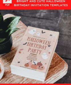 Halloween Birthday Party Invitation Template Doc