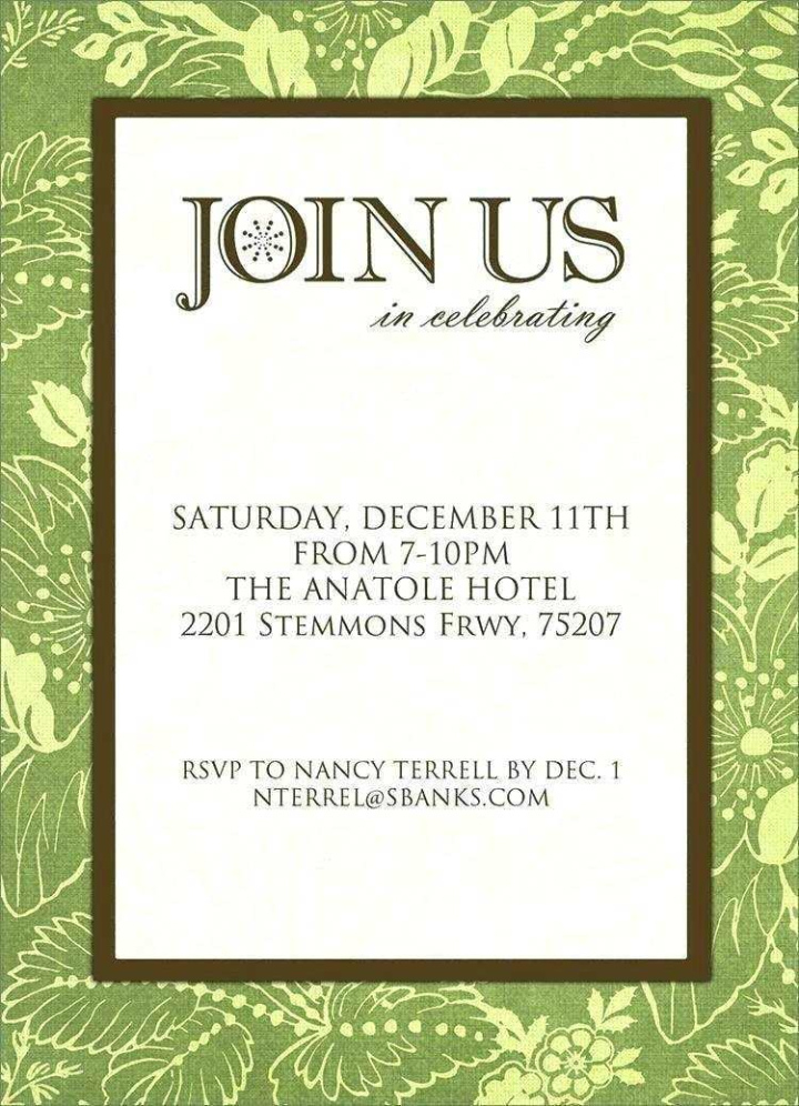 Printable Formal Dinner Party Invitation Template Pdf