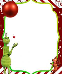 Printable Grinch Christmas Party Invitation Template Pdf