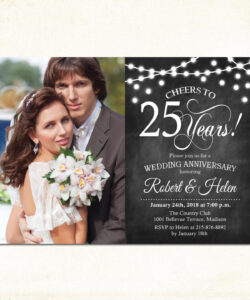 Blank 30Th Wedding Anniversary Invitations Template Excel Sample