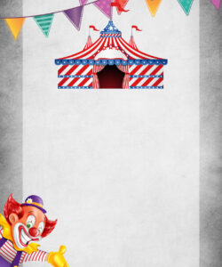 Carnival Theme Birthday Invitation Template Doc