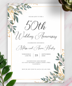 Custom 30Th Wedding Anniversary Invitations Template